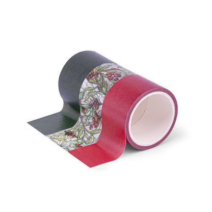 Christmas Sprig 25mm x 5m Tape (3pcs)