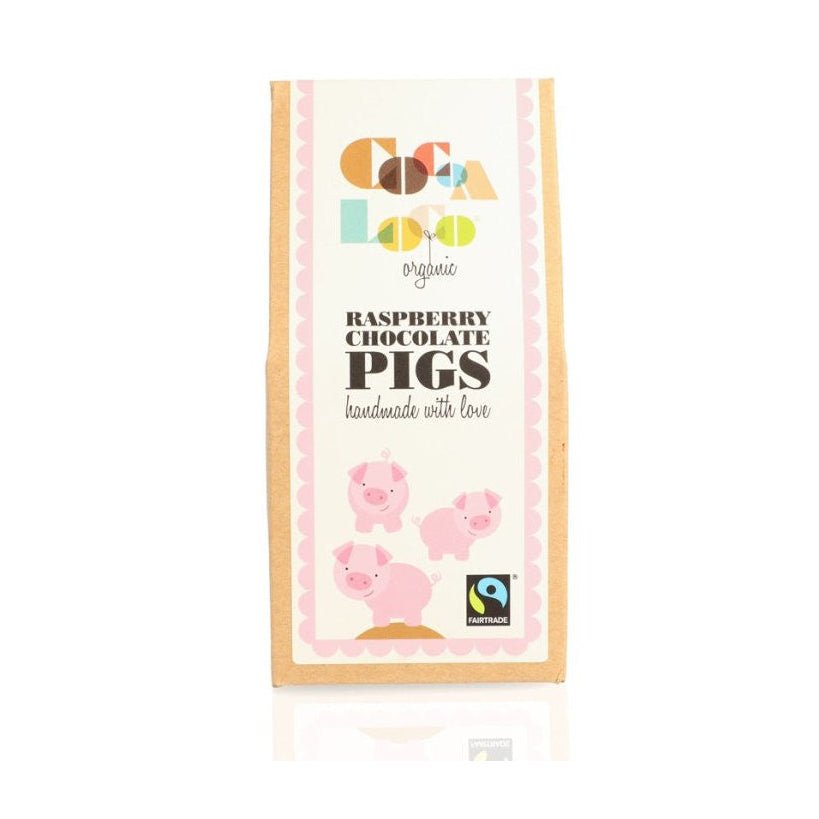 Cocoa Loco Pink Chocolate Pigs, 100g