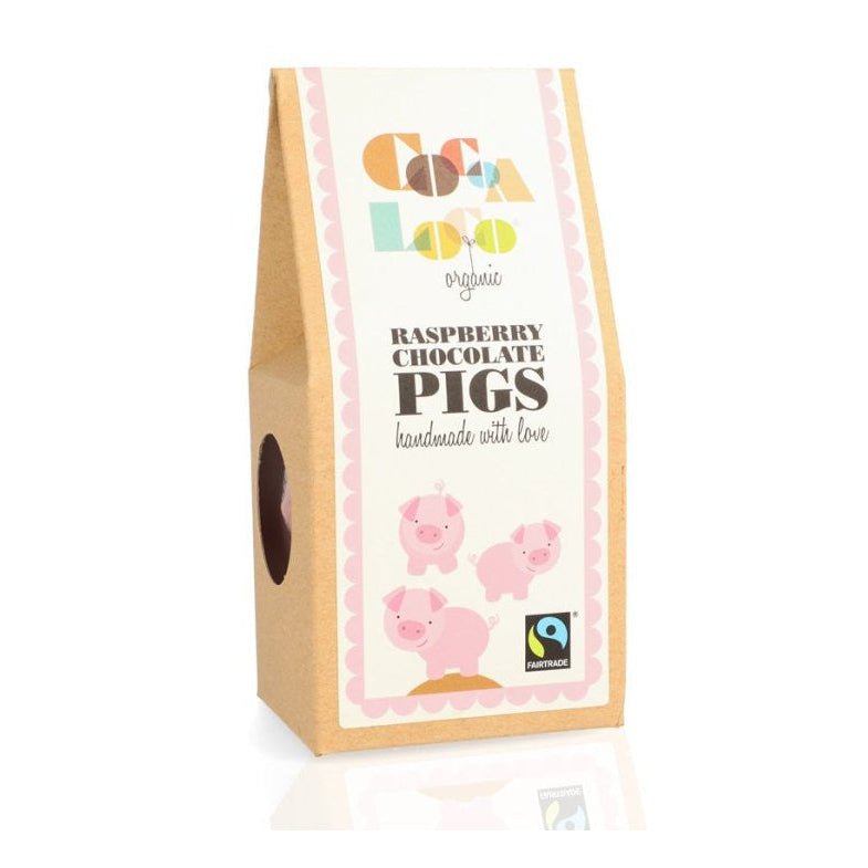 Cocoa Loco Pink Chocolate Pigs, 100g
