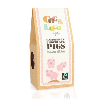Cocoa Loco Pink Chocolate Pigs, 100g