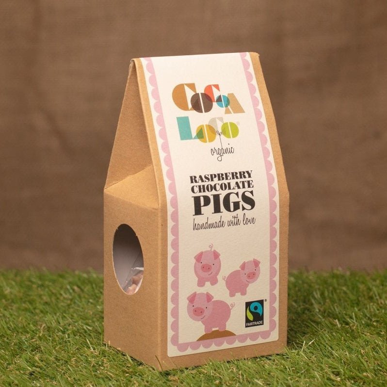 Cocoa Loco Pink Chocolate Pigs, 100g