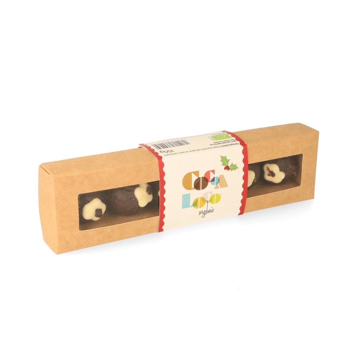 Cocoa Loco Christmas Pudding Chocolate Truffles, 100g