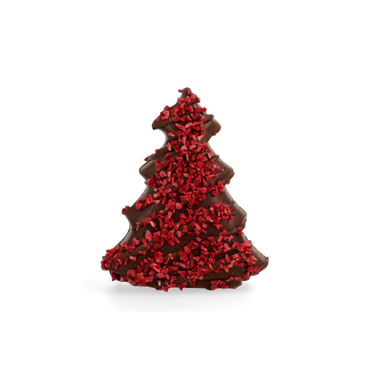 Cocoa Loco Dark Chocolate & Raspberry Christmas Tree, 150g