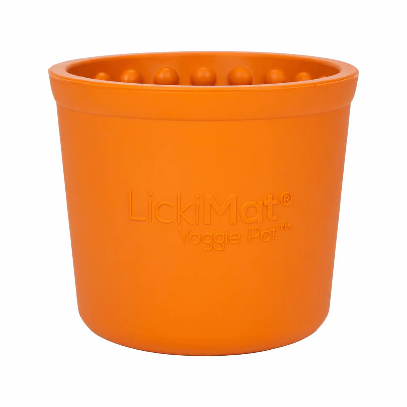 Lickimat Yoggie Pot, Orange