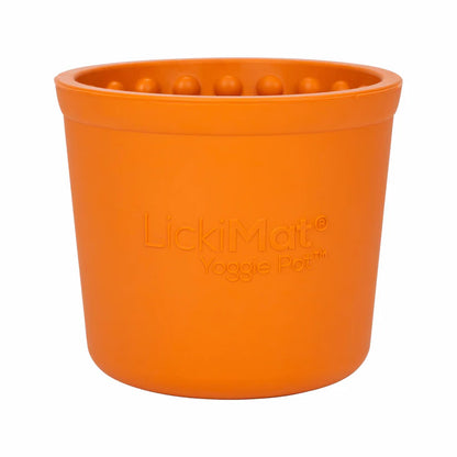 Lickimat Yoggie Pot, Orange