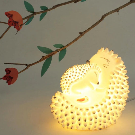Mother and Baby Hedgehog Mini LED Light