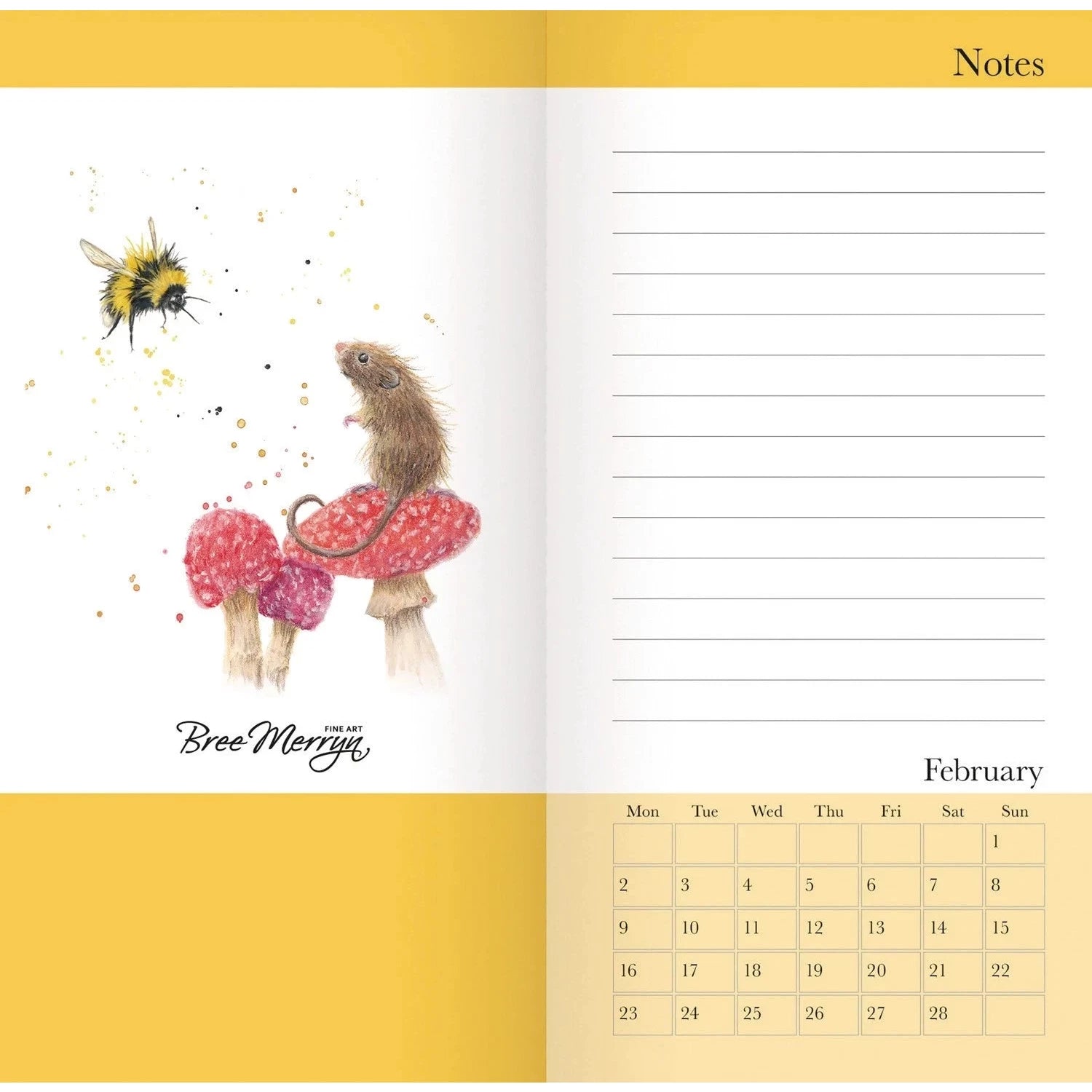 Bree Merryn Bumbles and Buddies Slim Diary 2026