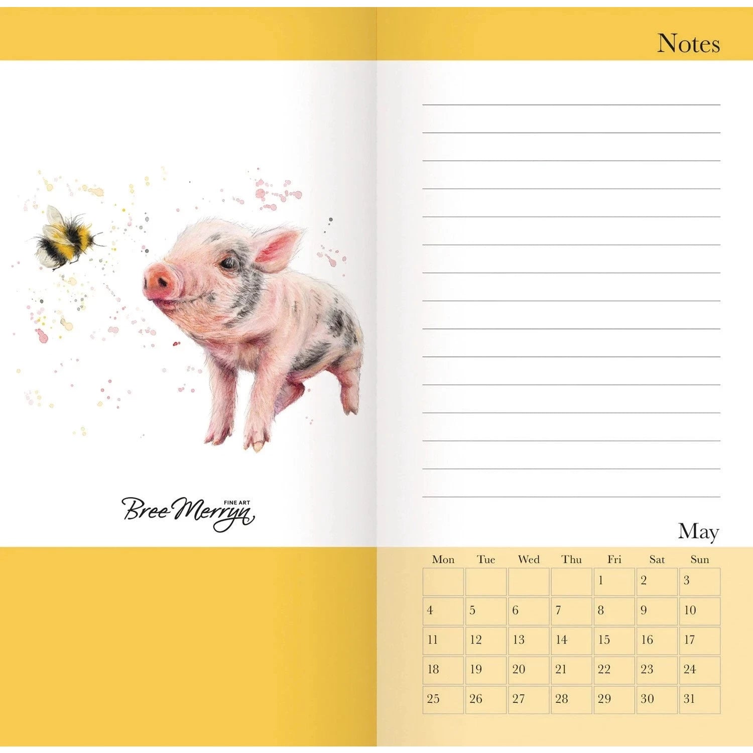 Bree Merryn Bumbles and Buddies Slim Diary 2026