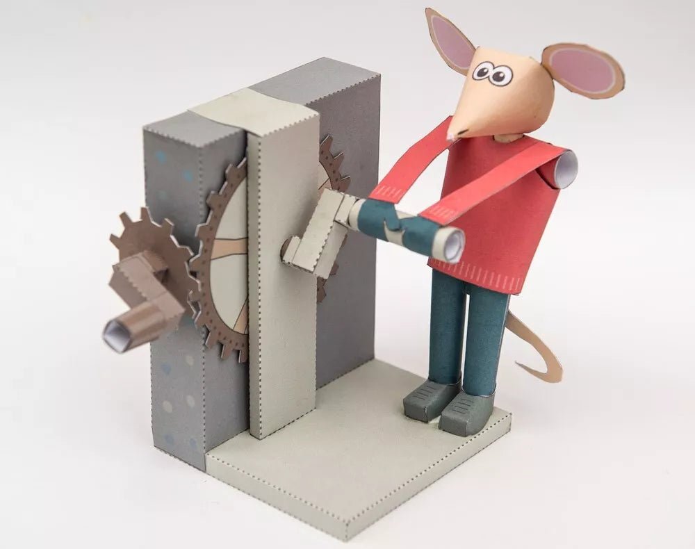 Mouse Machine Paper Animation Kit