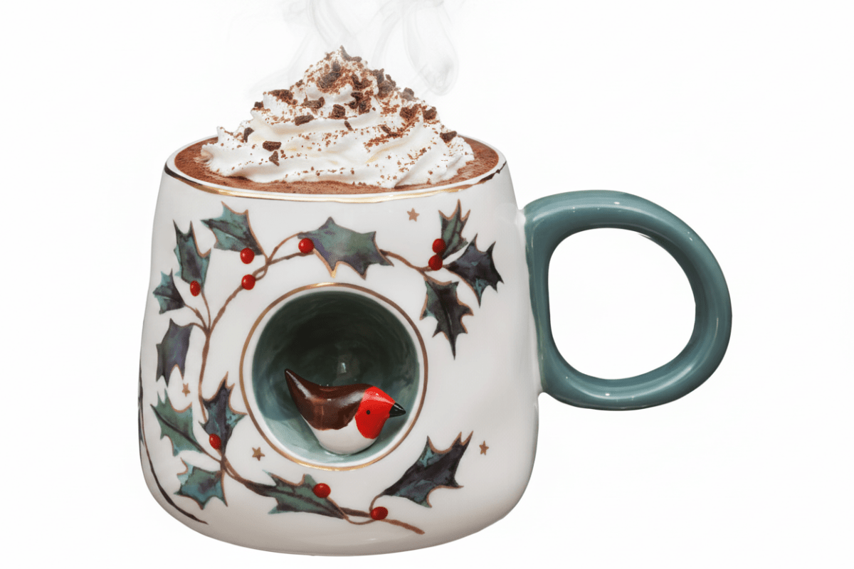 Secret Garden 3D Robin Mug