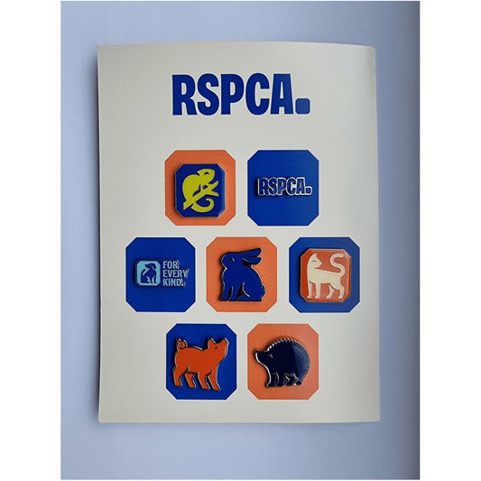 RSPCA Metal Pin Badge Set (Multipack of 7)