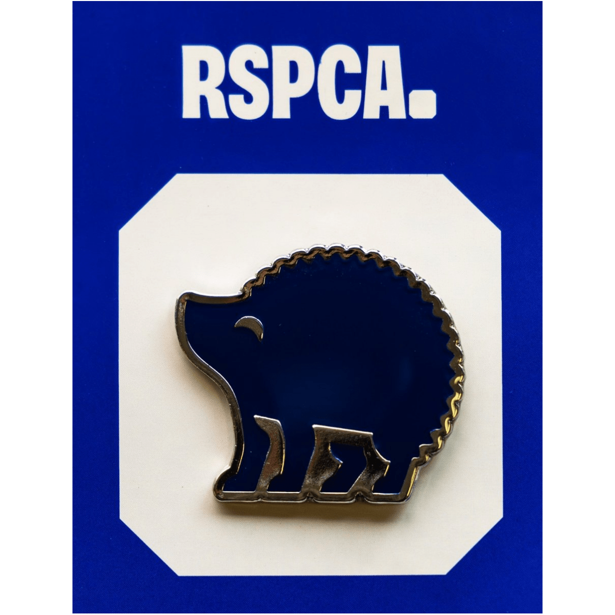 RSPCA Hedgehog Metal Pin Badge