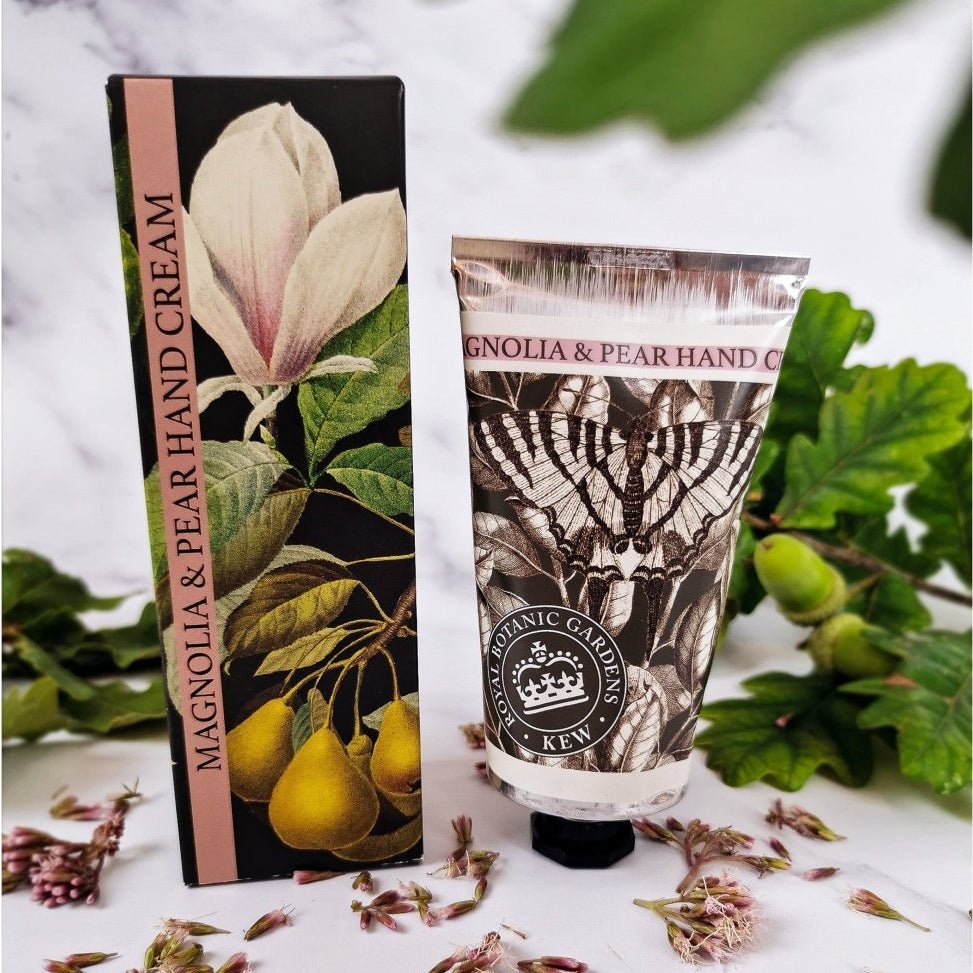 Kew Gardens Magnolia and Pear Hand Cream, 75ml