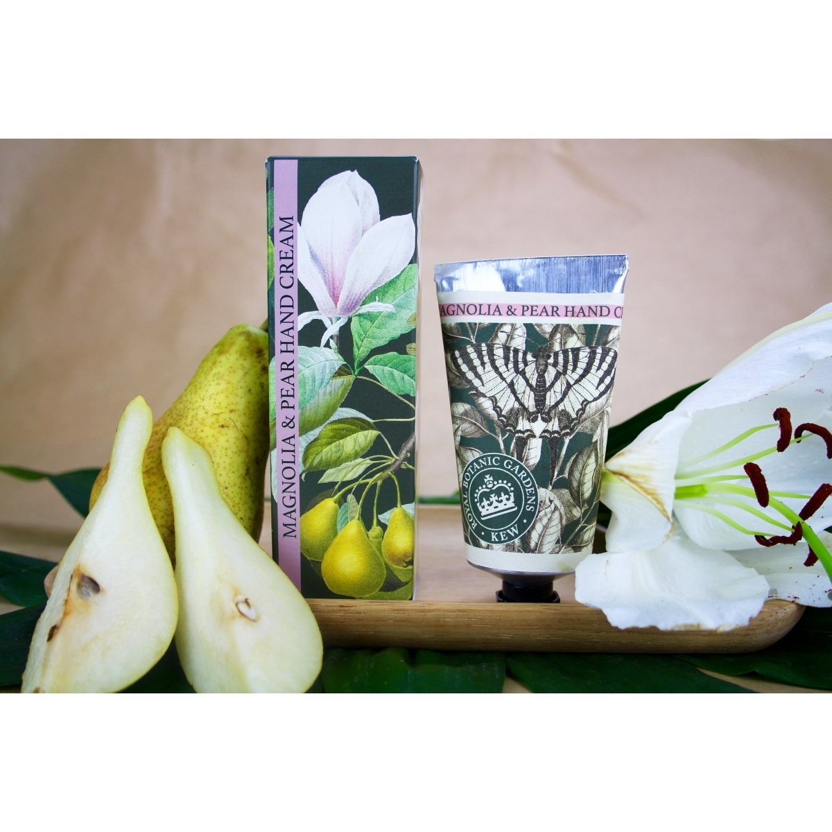 Kew Gardens Magnolia and Pear Hand Cream, 75ml