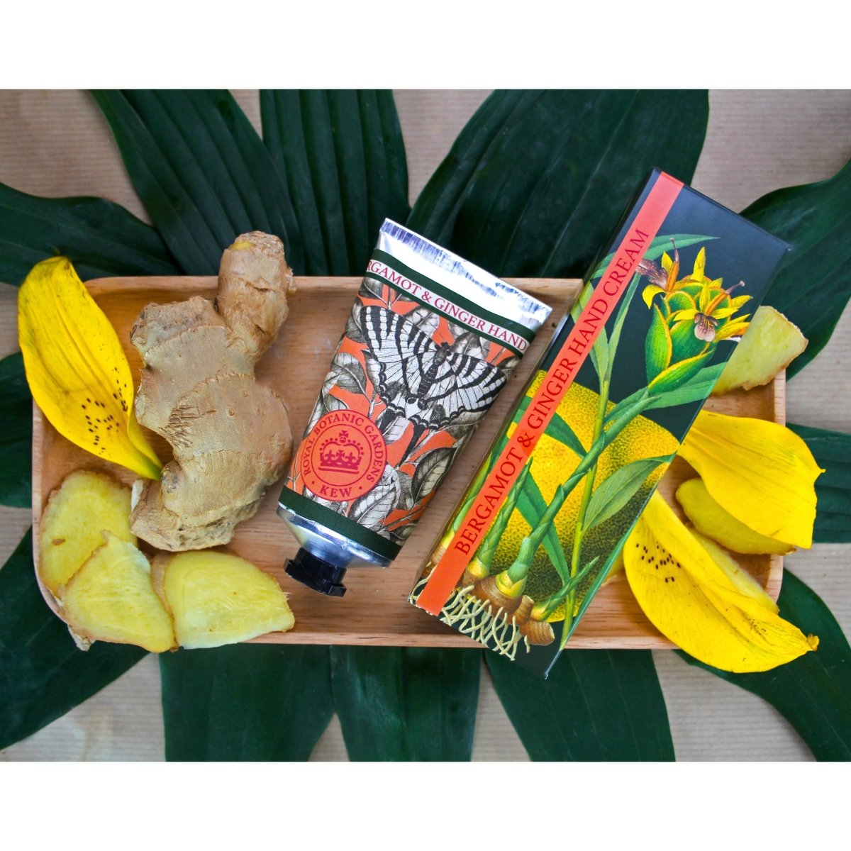 Kew Gardens Bergamot & Ginger Hand Cream, 75ml