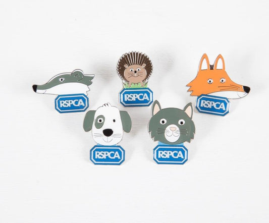 RSPCA Mixed Pack of Pin Badges (10 mixed badges)