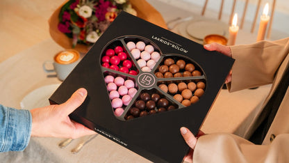 Love Selection Box, Chocolate Coated Danish Liquorice