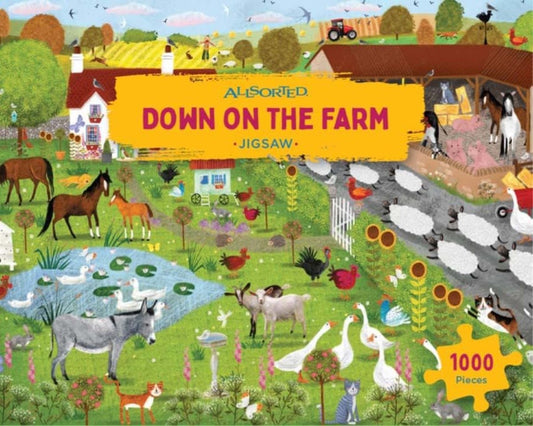 Down on the Farm, 1000 Piece Jigsaw Puzzle