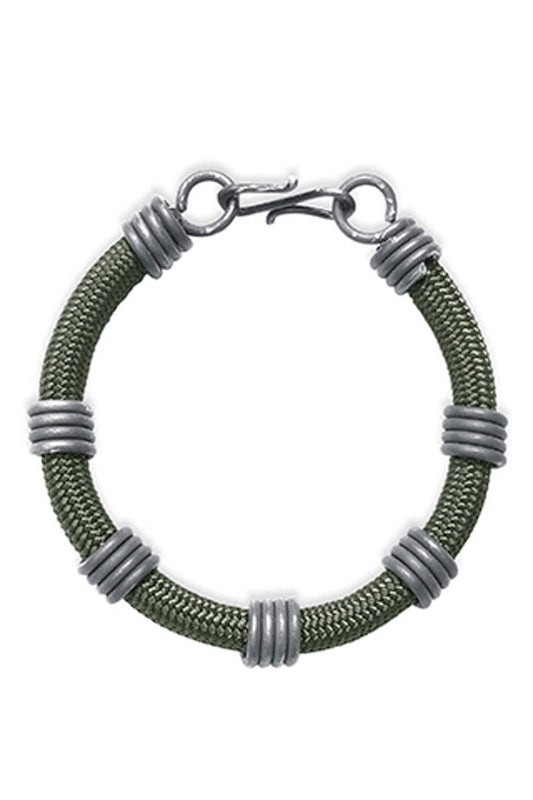 Unisex Snare Paracord Bracelet Olive Green