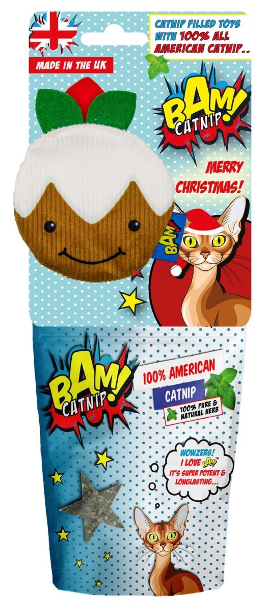BAM! Catnip Christmas Toy & Pouch Stocking RSPCA Shop