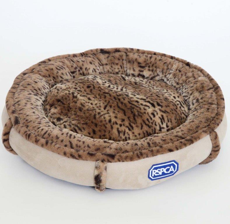 Leopard print clearance cat bed