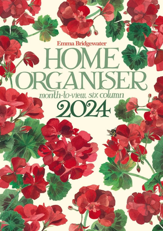 Emma Bridgewater Geraniums Home Organiser A3 Planner 2024