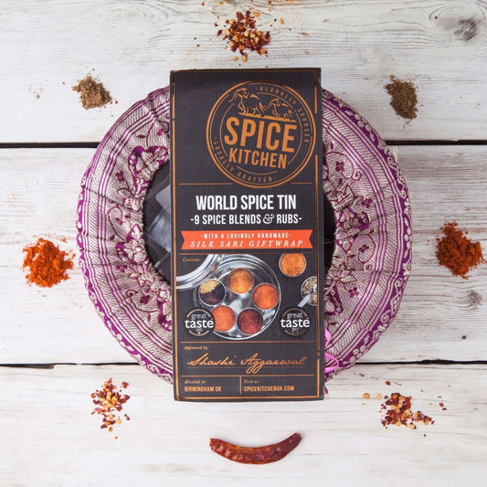 World Spice Blends & Rubs Spice Tin