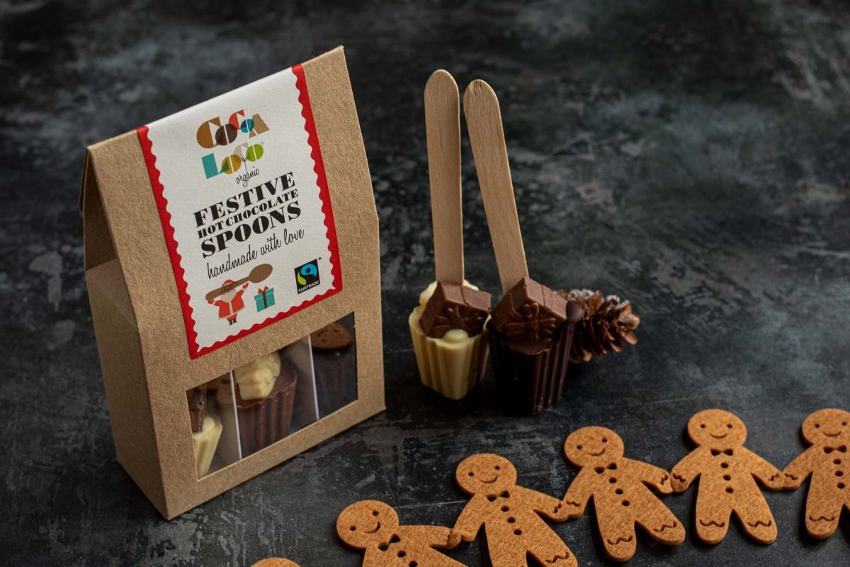 Cocoa Loco Festive Hot Chocolate Spoon Set