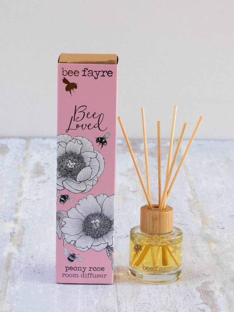 Bee Loved Peony Rose Reed Diffuser