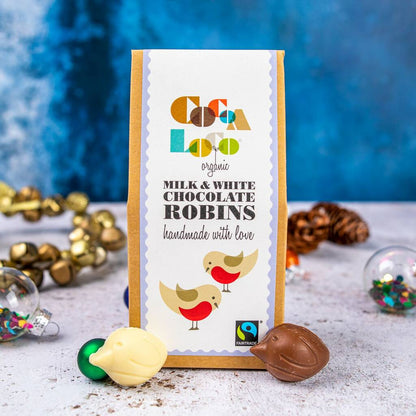 Cocoa Loco Milk & White Chocolate Robins