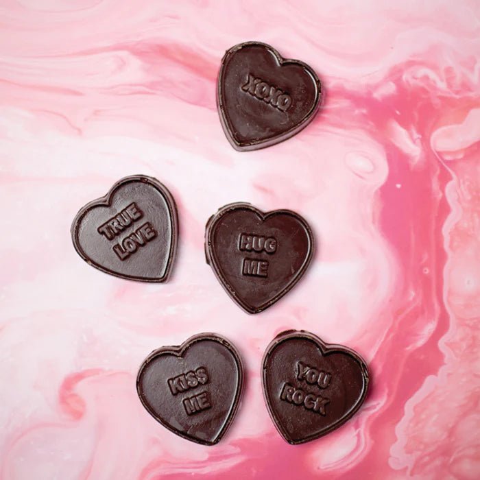 Cocoa Loco Dark Chocolate Love Hearts